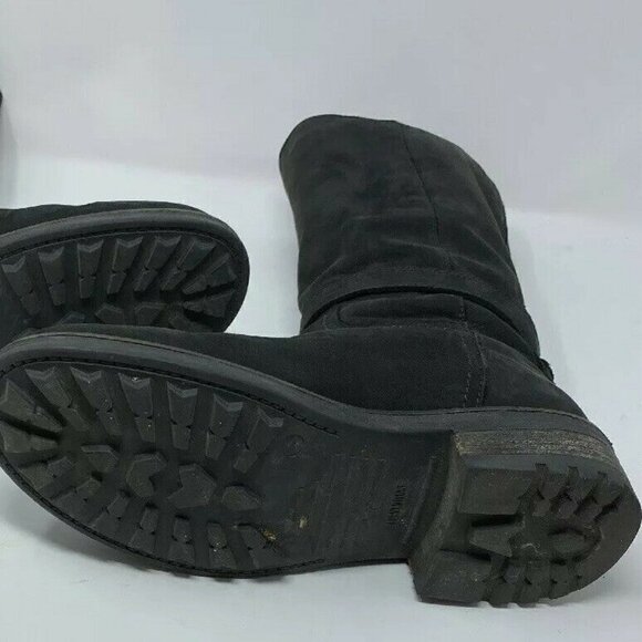 La Canadienne Sz 8 Silvana Suede Waterproof Lug Pull On Boots - Picture 9 of 11